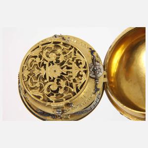 Seltene Spindeltaschenuhr Jean Godde Paris