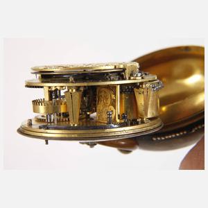 Seltene Spindeltaschenuhr Jean Godde Paris