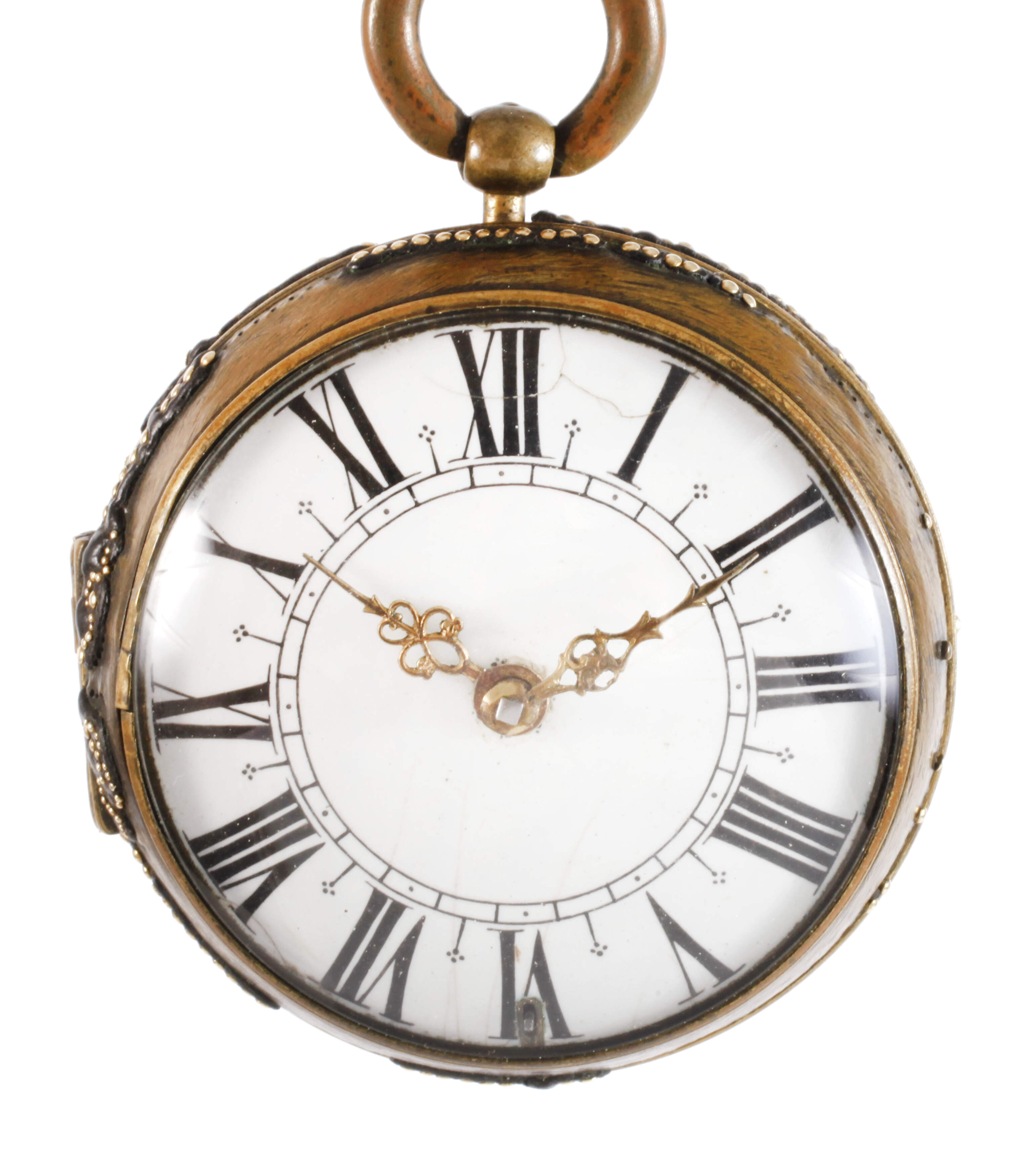 Seltene Spindeltaschenuhr Jean Godde Paris