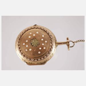 Feine Spindeltaschenuhr Jacques Jerome Gudin Paris