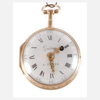 Feine Spindeltaschenuhr Jacques Jerome Gudin Paris111