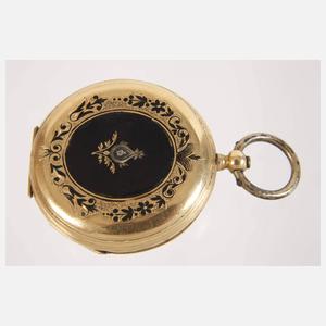 Damentaschenuhr Gold