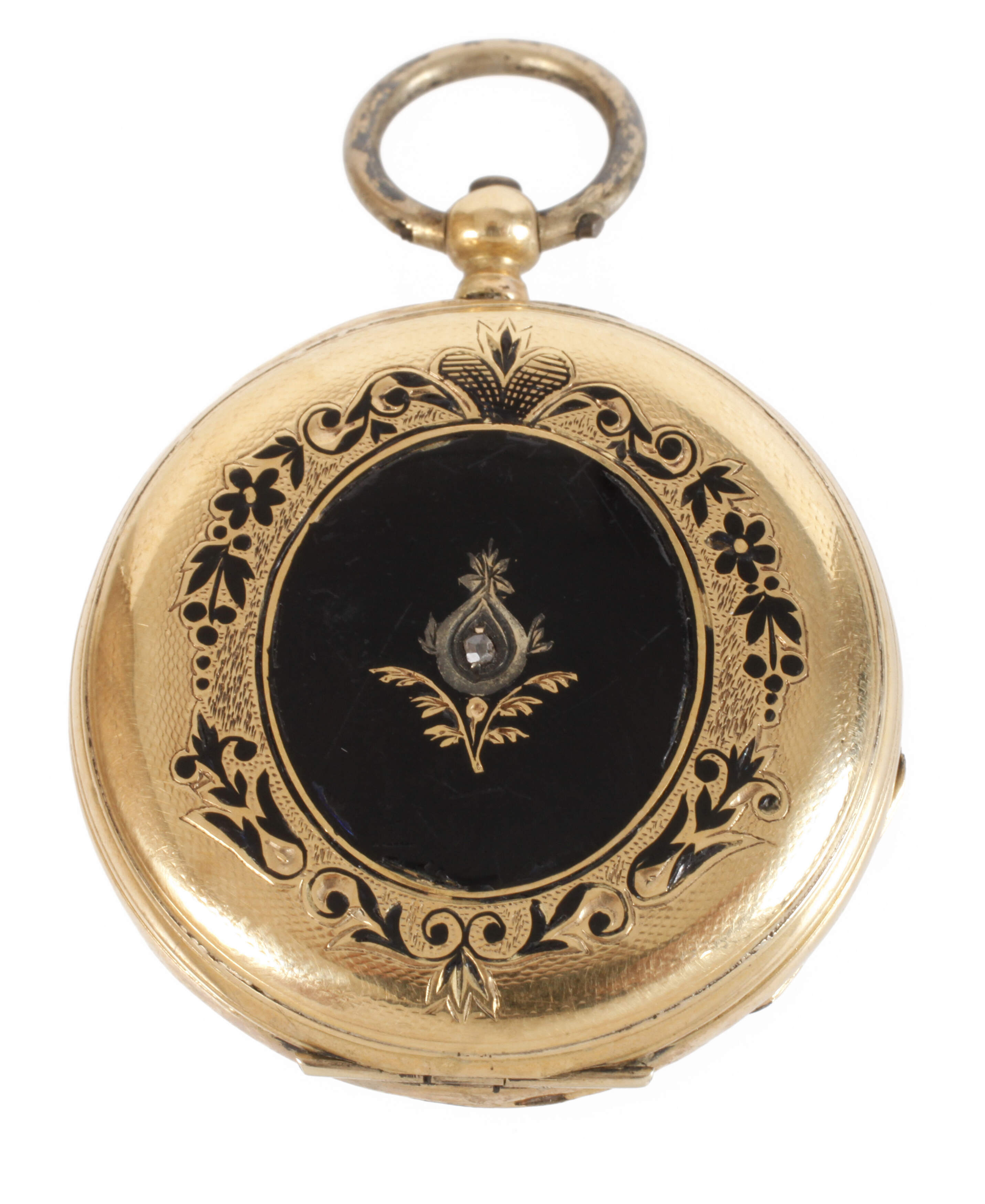 Damentaschenuhr Gold