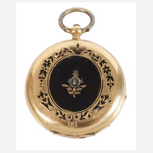 Damentaschenuhr Gold