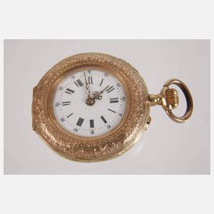 Damentaschenuhr Gold