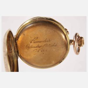 Damentaschenuhr Gold