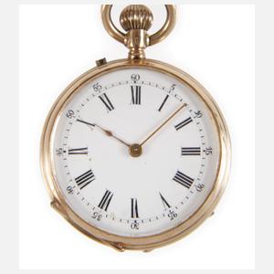 Damentaschenuhr Gold