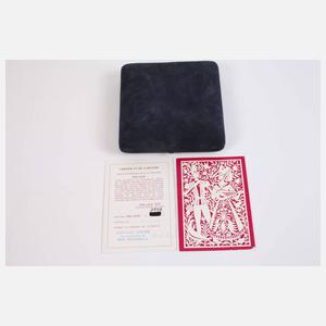 Taschenuhr mit Musik und Automat