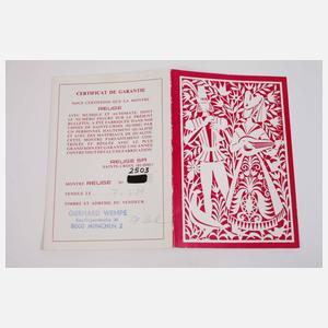 Taschenuhr mit Musik und Automat