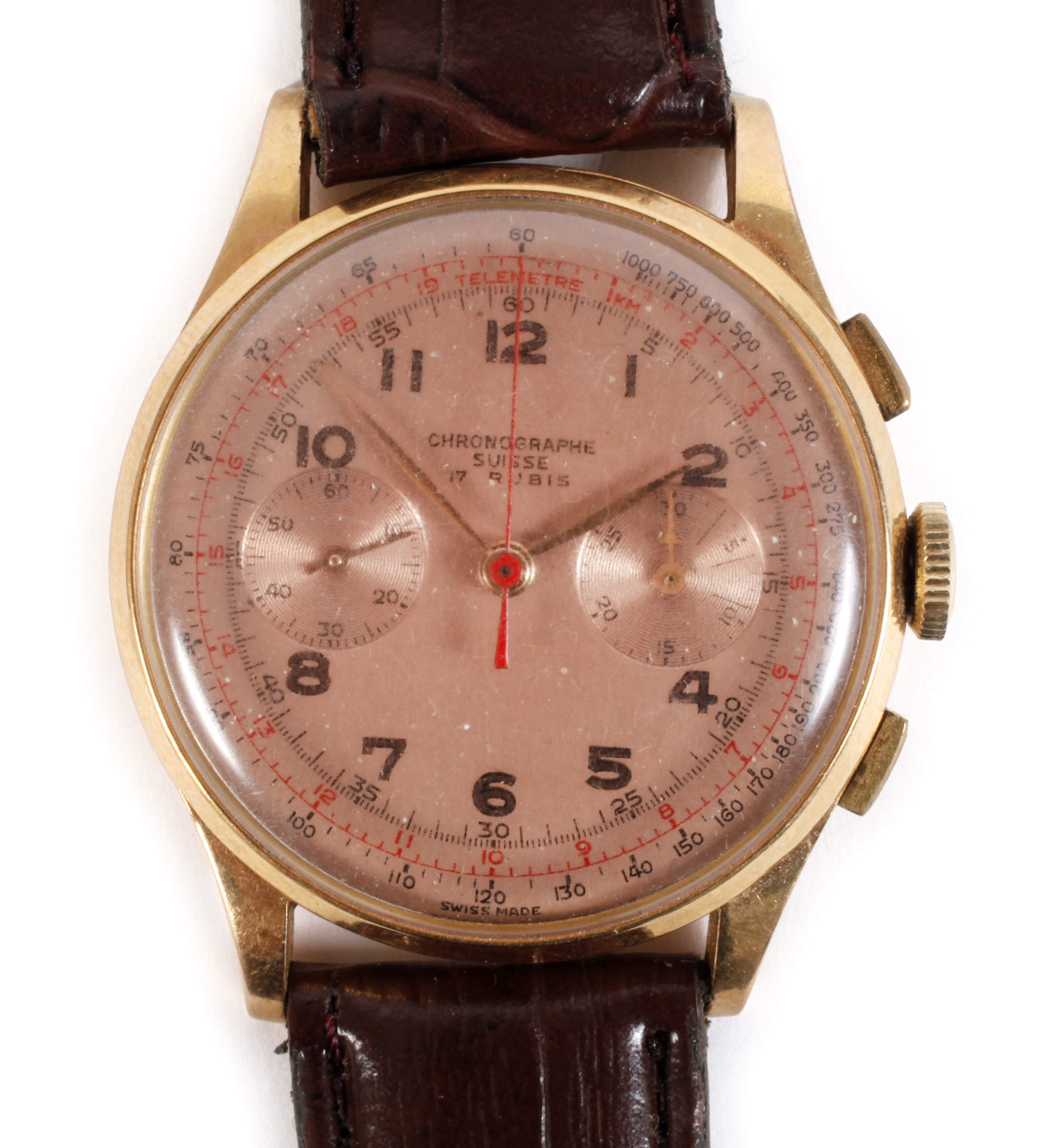 Herrenuhr Chronograph Gold