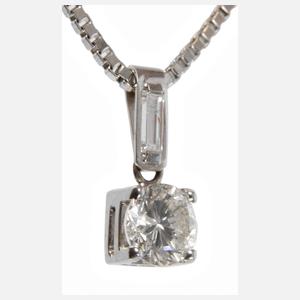 Brillantanhänger an Kette