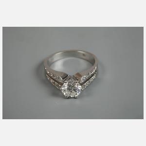 Damenring mit Brillanten von 1,03 ct