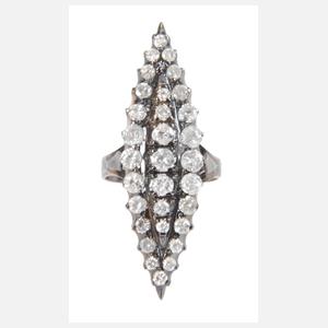 Damenring mit Brillantbesatz von ca. 2,2 ct