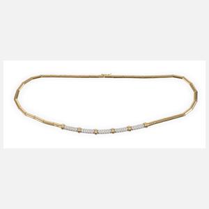 Collier mit Brillantbesatz