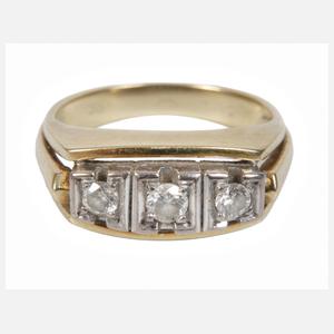 Damenring mit Brillanten