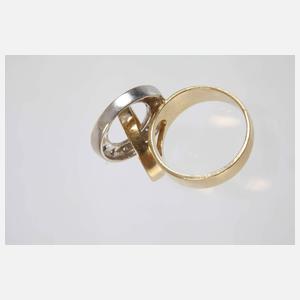 Designring mit Diamanten