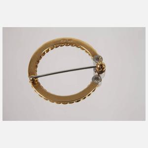 Brosche mit Brillanten