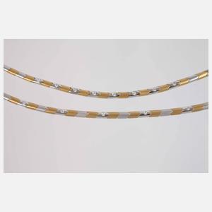 Schmuckset Bicolor mit Brillanten