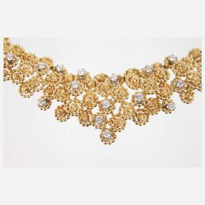 Prächtiges Brillantcollier