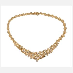 Prächtiges Brillantcollier