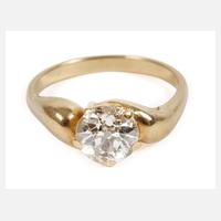 Damenring mit einem Altschliffdiamanten von ca. 1,3 ct111