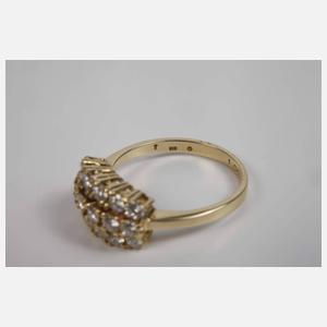Damenring mit Brillanten