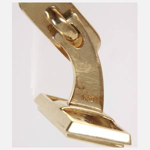 Paar Manschettenknöpfe mit Diamanten