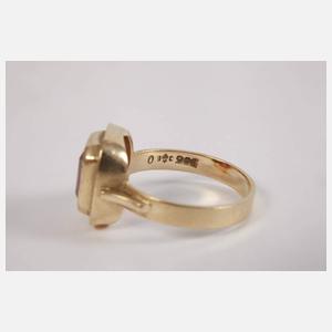 Damenring mit Steinbesatz