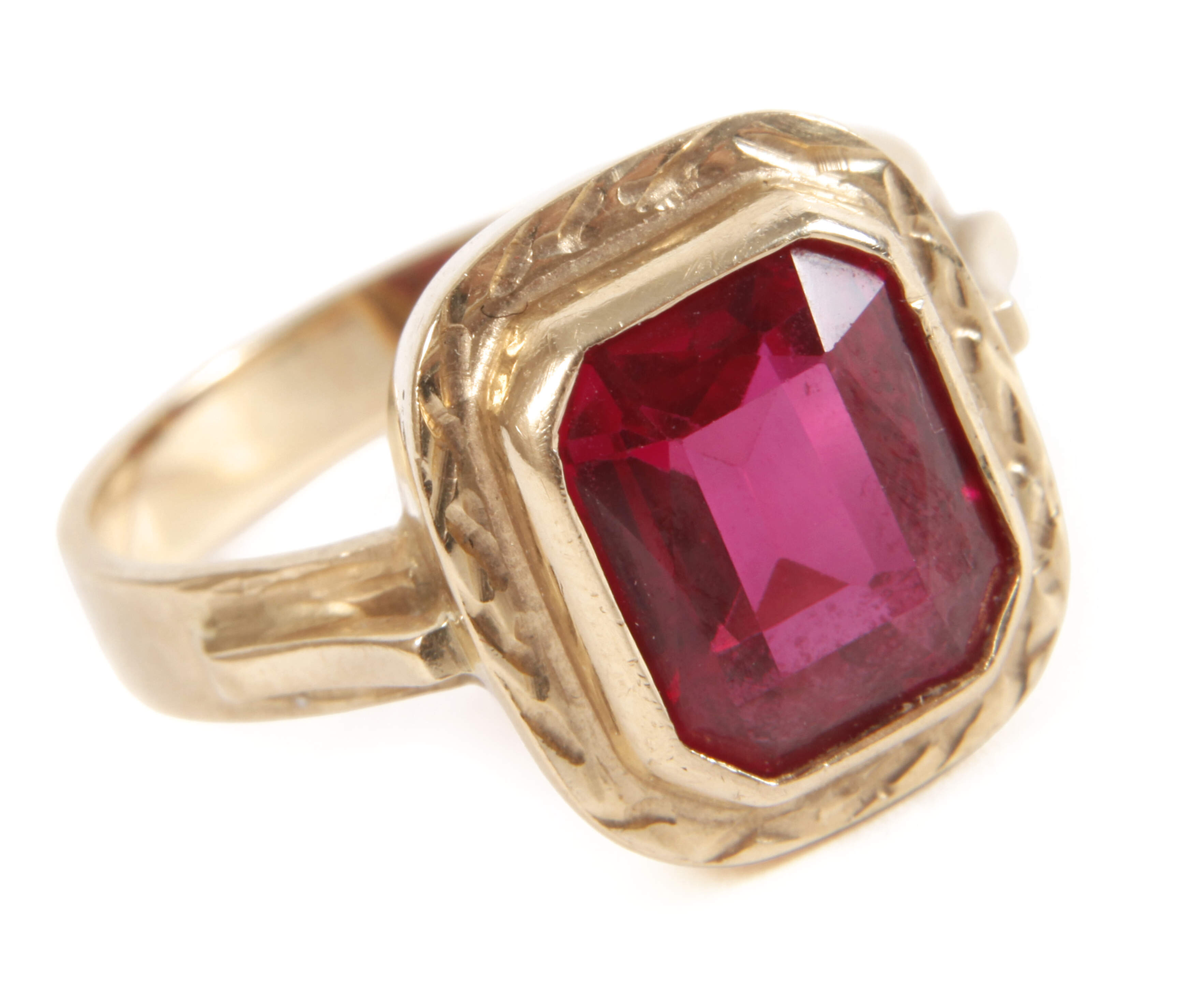 Damenring mit Steinbesatz