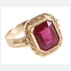 Damenring mit Steinbesatz