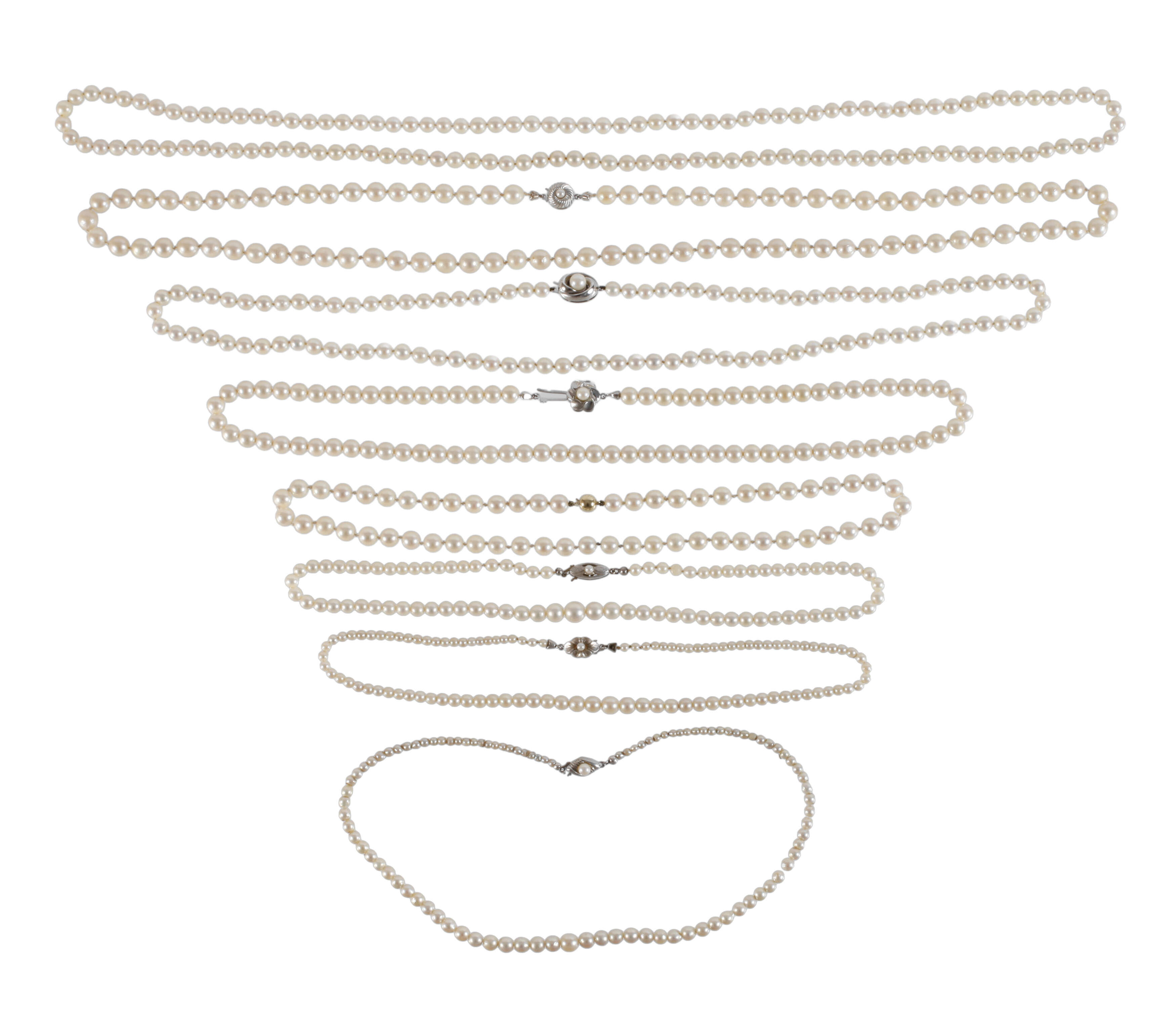 Konvolut Perlenketten