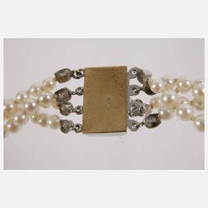 Mehrreihiges Perlencollier