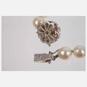 Perlenkette mit Goldverschluss