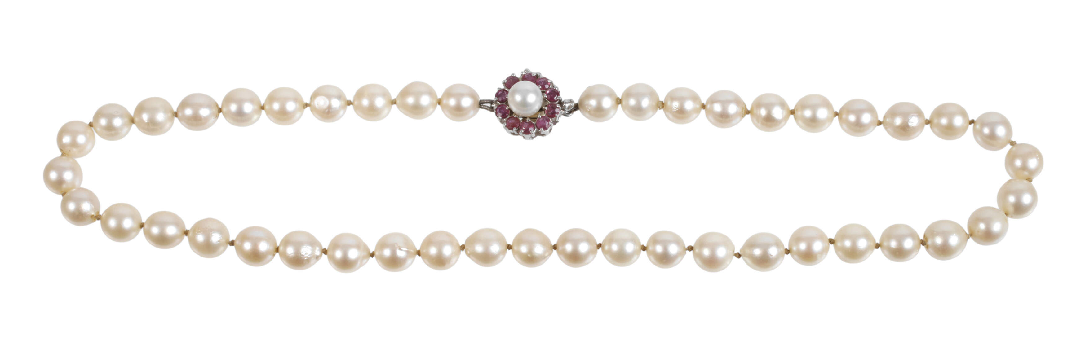 Perlenkette mit Goldverschluss