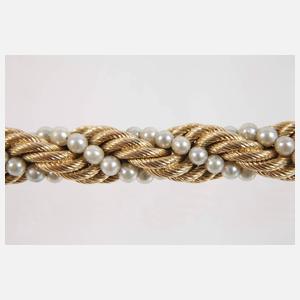 Hochwertiges Goldarmband mit Perlen