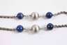 Figarokette mit Lapislazulikugeln