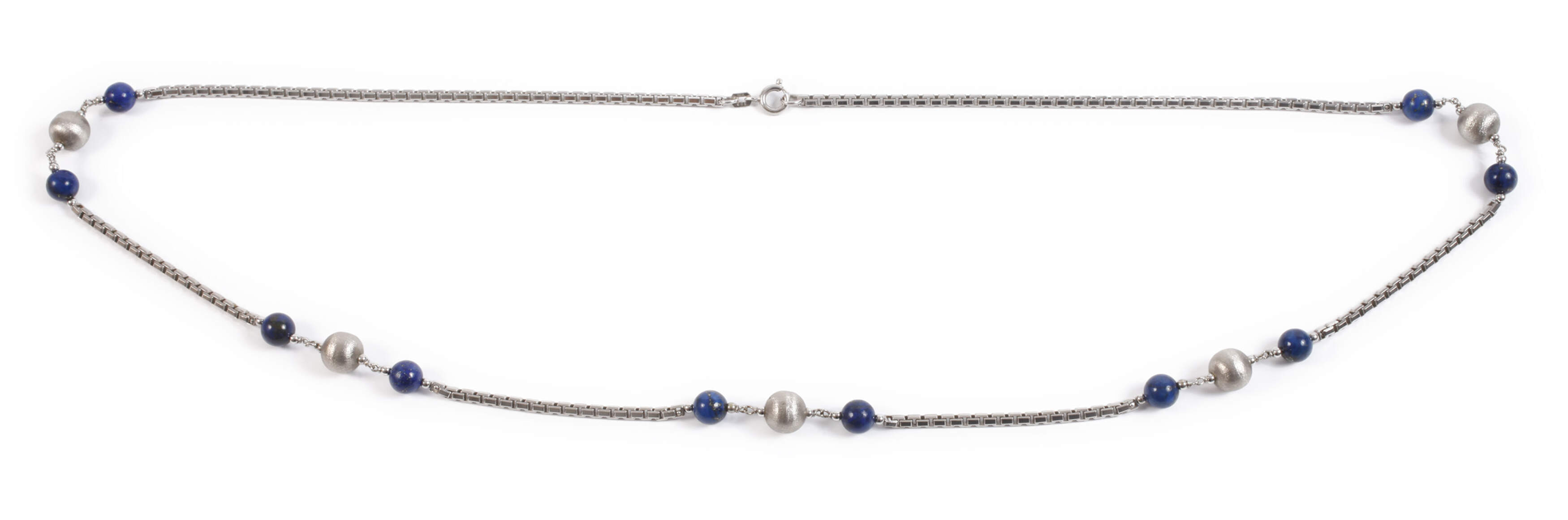 Figarokette mit Lapislazulikugeln