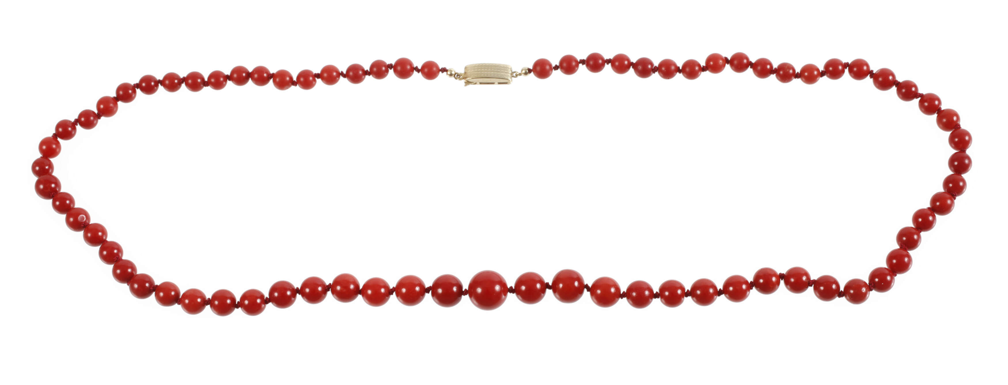 Langes Korallencollier