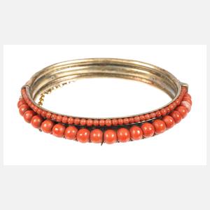 Armreif mit Korallen