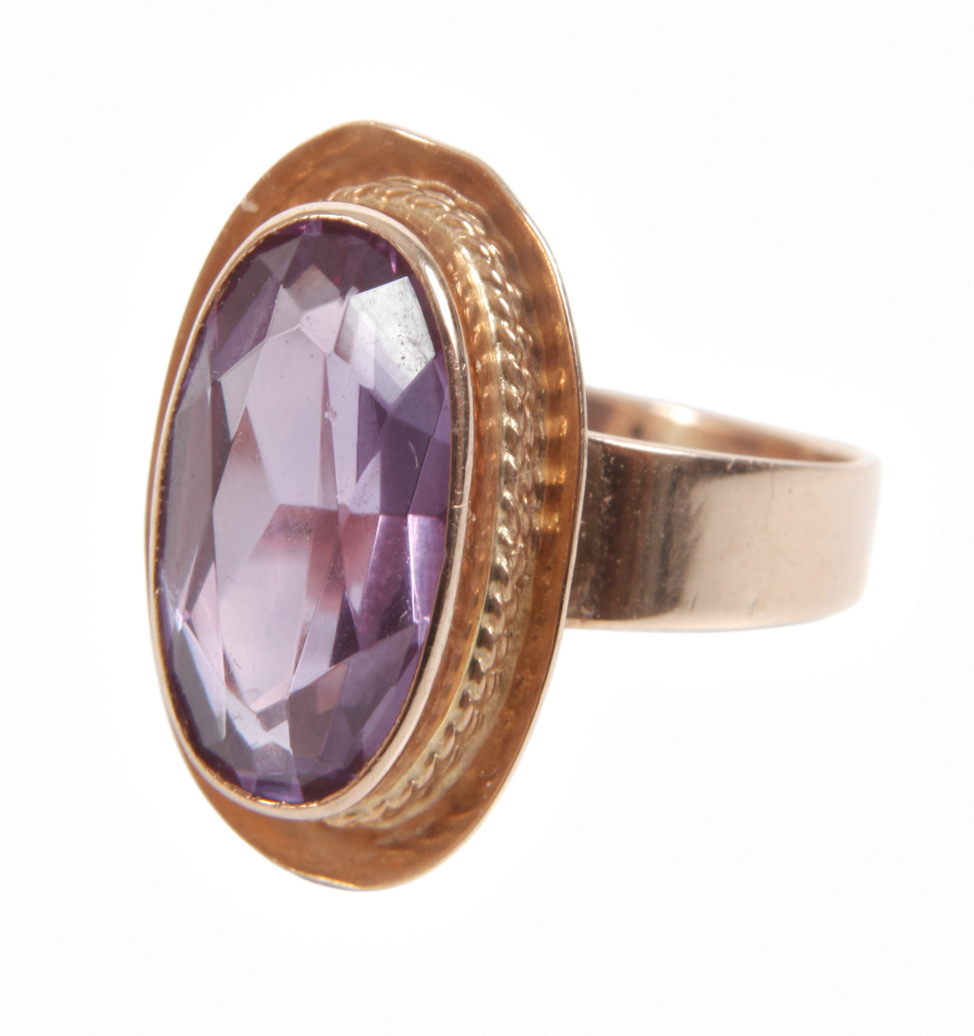 Damenring mit Steinbesatz