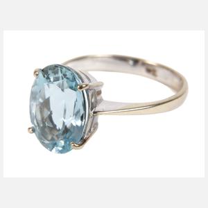 Damenring mit feinem Aquamarin