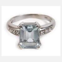 Damenring mit Aquamarin111