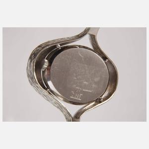 Schmuckuhr mit Edelopal und Brillanten