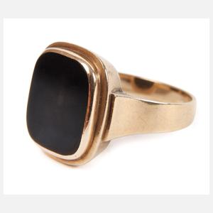 Herrenring mit Onyx