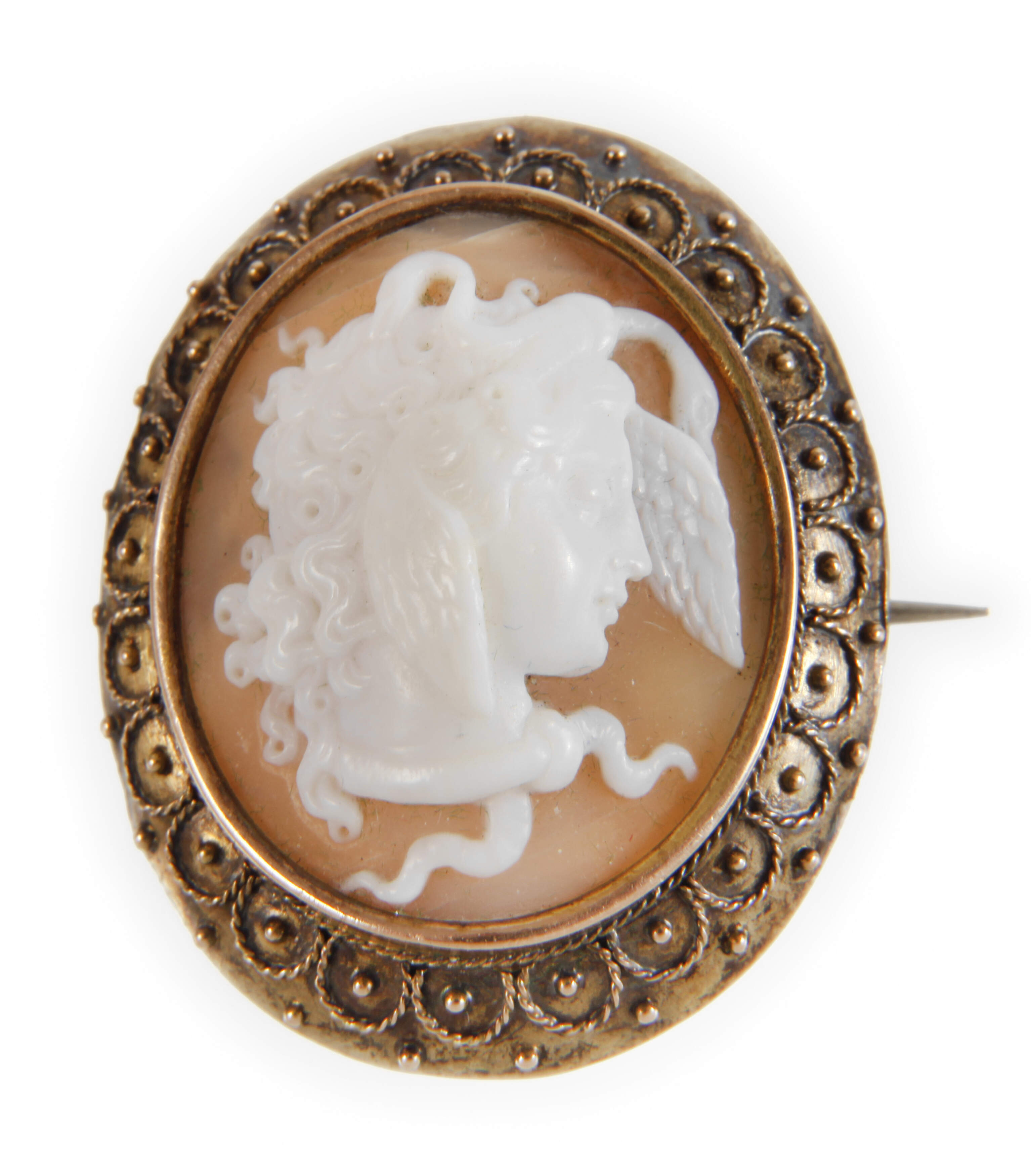 Brosche mit Kamee