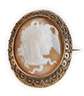 Brosche mit Kamee