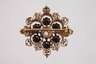 Historismusbrosche mit Diamanten
