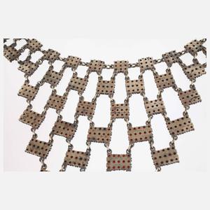 Aufwendiges Granatcollier Art déco