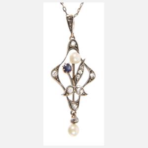 Eleganter Jugendstilanhänger