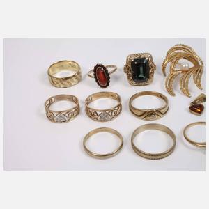 Konvolut Goldschmuck